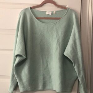 Cyrus Green Crew Neck Sweater Soft Knit Timeless Design